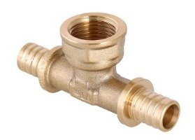 Тройник аксиальный VALTEC 16х1/2 VTm.432.G.160416 с переходом на внутреннюю резьбу