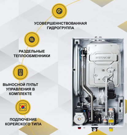 Настенный газовый котел Navien Deluxe C COAXIAL-13k