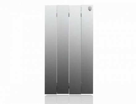 Биметаллический радиатор отопления Royal Thermo PianoForte 500 VD 4 секции Silver Satin