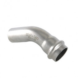 Угольник из нержавеющей стали 45 градусов внутренний/наружный Valtec 22а х22