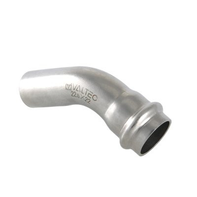 Угольник из нержавеющей стали 45 градусов внутренний/наружный Valtec 22а х22