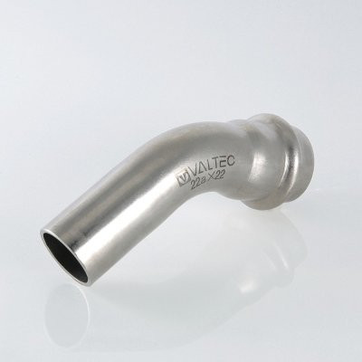 Угольник из нержавеющей стали 45 градусов внутренний/наружный Valtec 22а х22