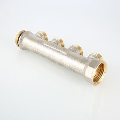 Коллектор Valtec 4 выхода х1&quot; х евроконус 3/4 VTc.500 NE