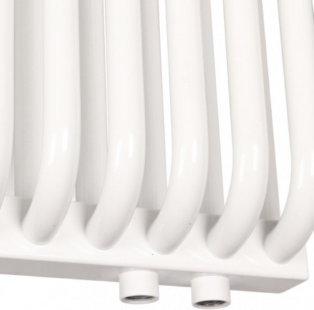 Стальной трубчатый радиатор 2-колончатый Rommer RST 2030/22 нижнее правое подключение RAL9016