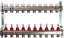 Коллектор с расходомерами STOUT SMS 0917 000010