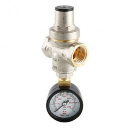 Редуктор давления с манометром Valtec 1/2&quot;  до 5,5 бар VT.088