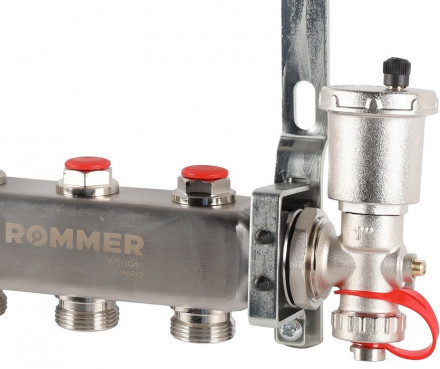 Для отопления Rommer 1&quot;/3/4&quot;x12 с запорными клапанами (RMS-3210-000012)