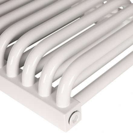 Стальной трубчатый радиатор 2-колончатый Rommer RST 2030/26 боковое подключение RAL9016