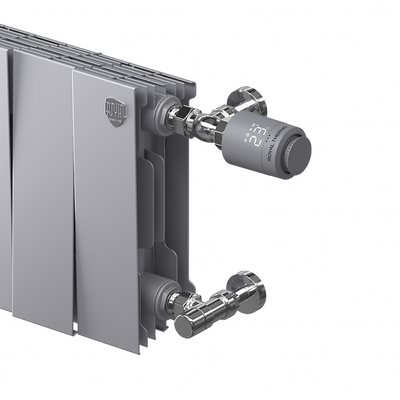 Набор термостатический Royal Thermo DESIGN PRO осевой М30х1,5 1/2&quot; (Хром полированный)