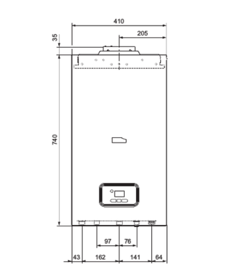 Настенный газовый котел Protherm Gepard 23 MTV