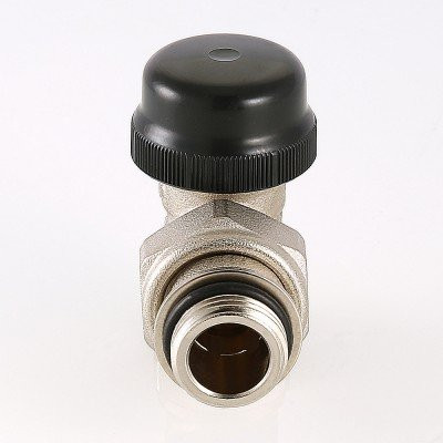 Клапан термостатический для радиатора угловой с преднастройкой Valtec KV 0,1-0,6 1/2&quot; VT.037.N.04