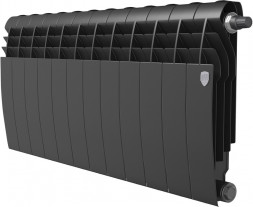 Биметаллический радиатор Royal Thermo BiLiner 350 Noir Sable VR80 - 12 секц.