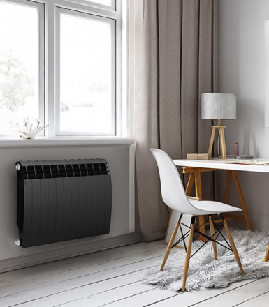 Биметаллический радиатор Royal Thermo BiLiner 350 Noir Sable VR80 - 12 секц.