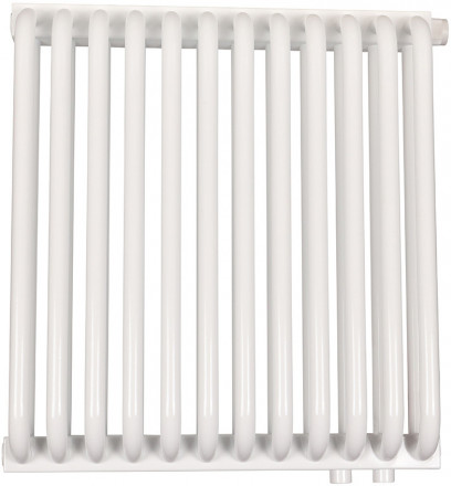 Стальной трубчатый радиатор 2-колончатый Rommer RST 2050/12 нижнее правое подключение RAL9016