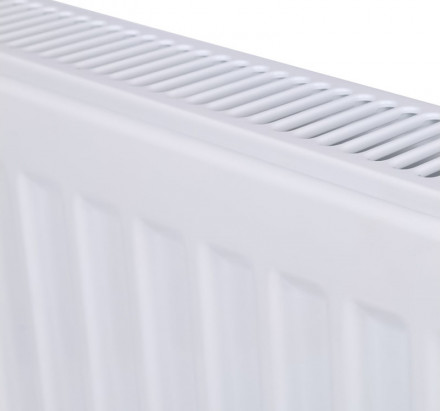 Стальной панельный радиатор Тип 22 Rommer Ventil 22/300/2400 нижнее правое подключение