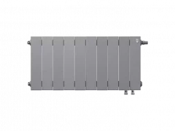 Биметаллический радиатор отопления Royal Thermo PianoForte 300 10 секций Silver Satin VDR