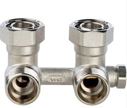 Узел нижнего подключения радиатора STOUT 3/4 для однотрубной системы SVH 0003 000020