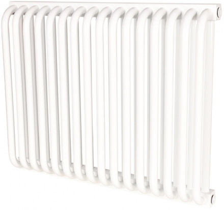 Стальной трубчатый радиатор 2-колончатый Rommer RST 2050/16 боковое подключение RAL9016