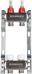 Для отопления Rommer 1&quot;/3/4&quot;x2 с расходомерами (RMS-1200-000002)