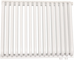 Стальной трубчатый радиатор 2-колончатый Rommer RST 2050/16 нижнее правое подключение RAL9016