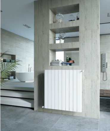 Алюминиевый радиатор STOUT Sebino 2000 6 секций (RAL 9010)