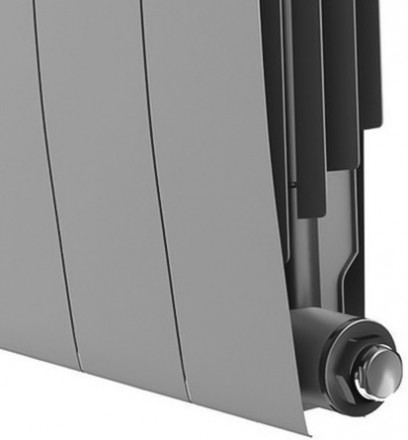 Биметаллический радиатор Royal Thermo BiLiner 350 Silver Satin VR80 - 6 секц.