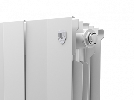 Биметаллический радиатор Royal Thermo Piano Forte 300 /Bianco Traffico 8 секц.