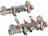 Для отопления Rommer 1&quot;/3/4&quot;x2 с расходомерами (RMS-1210-000002)
