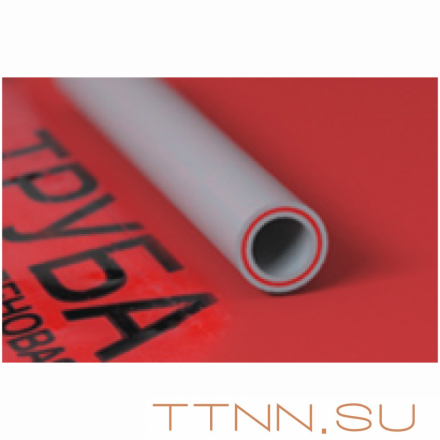 Труба полипропиленовая стекловолокно 20х3,4 PN25 РосТурПласт SDR-6