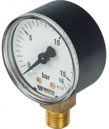 Манометр радиальный Watts F+R200 (MDR) 100/ 16x1/2&quot;