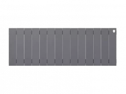 Биметаллический радиатор отопления Royal Thermo PianoForte 300 14 секций Silver Satin