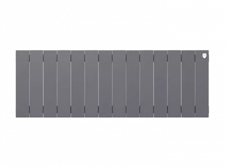 Биметаллический радиатор отопления Royal Thermo PianoForte 300 14 секций Silver Satin