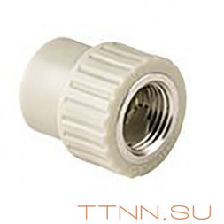 Муфта РосТурПласт PN25 комбинированная, внутр. резьба 20х1/2&quot; арт.10933